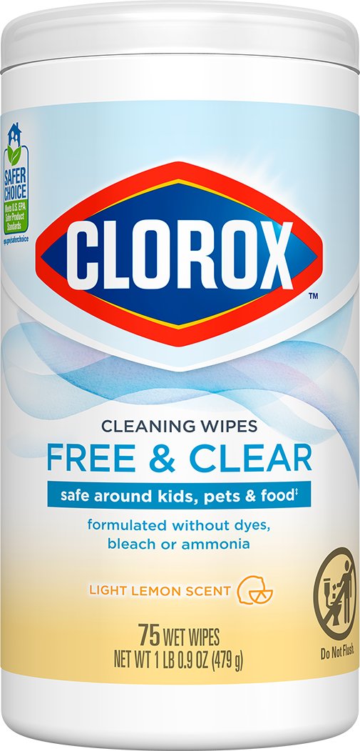 Clorox Free & Clear Cleaning Wipes