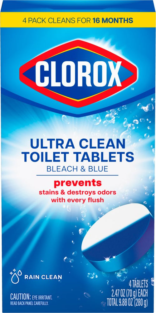 Clorox Ultra Clean Toilet Tablets Bleach & Blue