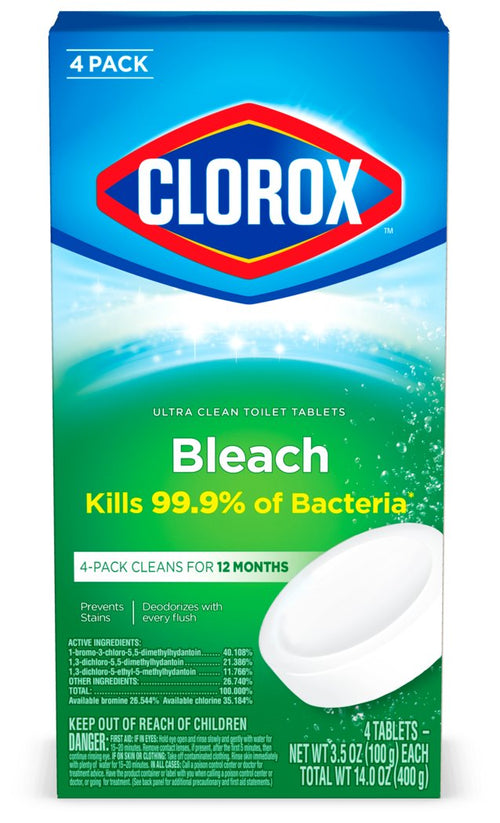 Clorox Ultra Clean Toilet Tablets Bleach