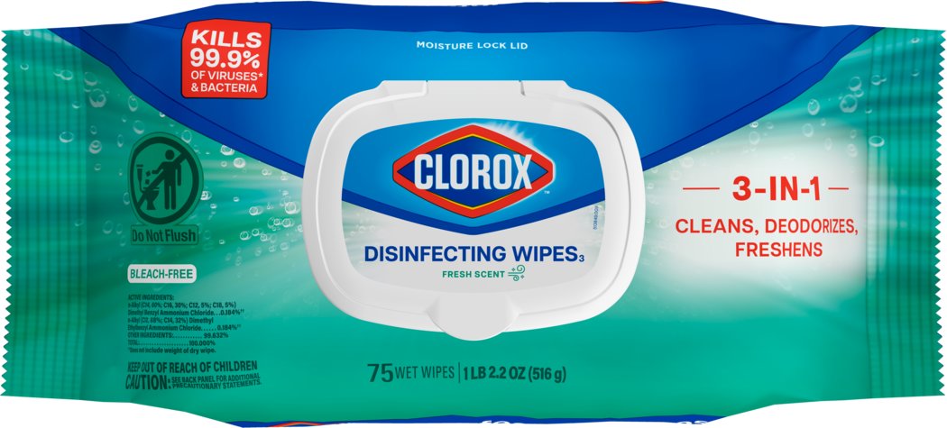 Clorox Disinfecting Cleaning Wipes-Flex Pack