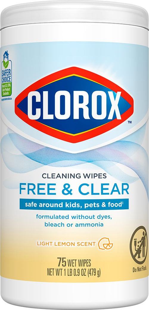 Clorox Free & Clear Cleaning Wipes