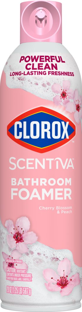 Clorox Scentiva Bathroom Foamer Soap Scum Remover