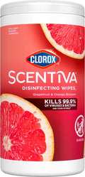 Clorox Scentiva Disinfecting Wet Mopping Cloths