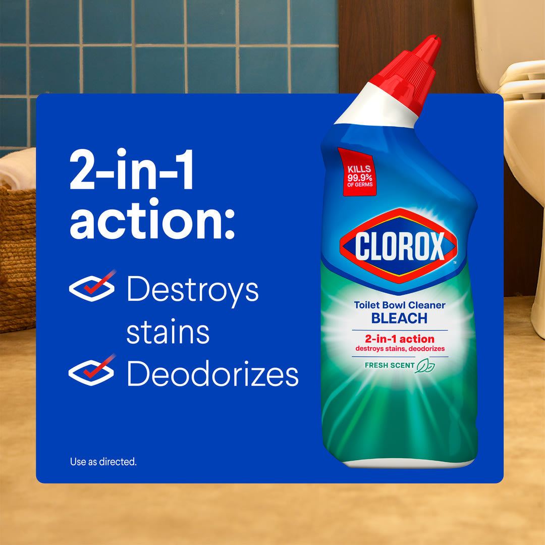 Clorox Toilet Bowl Cleaner – with Bleach